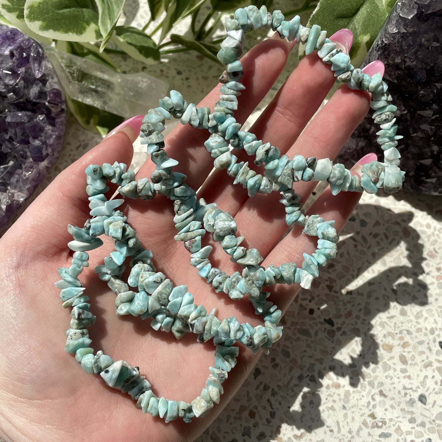 Larimar Chip Bracelet Larimar Chip Bracelet